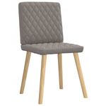 Casa si Gradina - Mobilier - Scaune si fotolii - Scaune - Scaune de sufragerie, 6 buc., gri taupe, material textil - Infinity.ro