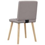 Casa si Gradina - Mobilier - Scaune si fotolii - Scaune - Scaune de sufragerie, 6 buc., gri taupe, material textil - Infinity.ro