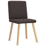 Casa si Gradina - Mobilier - Scaune si fotolii - Scaune - Scaune de bucatarie, 6 buc., maro inchis, material textil - Infinity.ro
