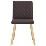 Casa si Gradina - Mobilier - Scaune si fotolii - Scaune - Scaune de bucatarie, 6 buc., maro inchis, material textil - Infinity.ro