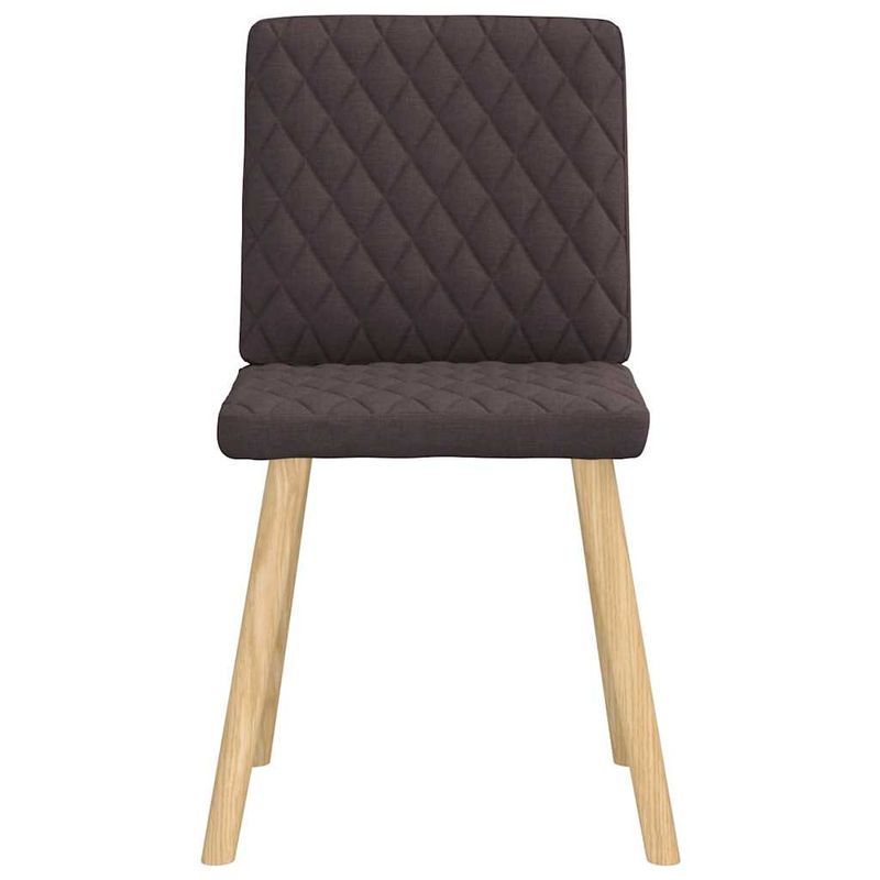 Casa si Gradina - Mobilier - Scaune si fotolii - Scaune - Scaune de bucatarie, 6 buc., maro inchis, material textil - Infinity.ro