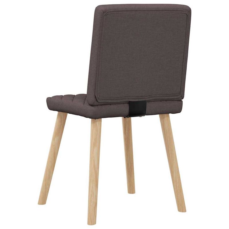 Casa si Gradina - Mobilier - Scaune si fotolii - Scaune - Scaune de bucatarie, 6 buc., maro inchis, material textil - Infinity.ro