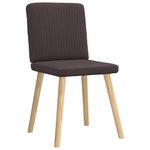 Casa si Gradina - Mobilier - Scaune si fotolii - Scaune - Scaune de bucatarie, 6 buc., maro inchis, material textil - Infinity.ro