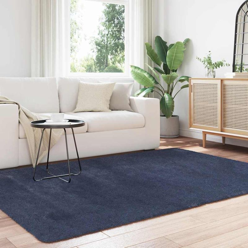 Casa si Gradina - Textile si covoare - Covoare - Covoare casa - Covor shaggy cu pom inalt, NAVARRA, bleumarin, 160x230 cm - Infinity.ro
