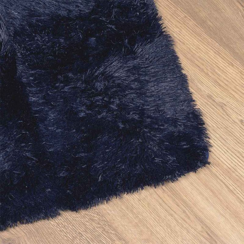 Casa si Gradina - Textile si covoare - Covoare - Covoare casa - Covor shaggy cu pom inalt, NAVARRA, bleumarin, 160x230 cm - Infinity.ro