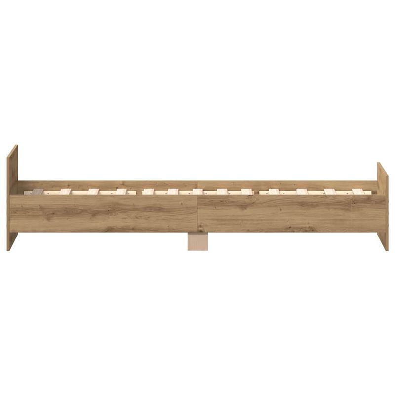 Casa si Gradina - Mobilier - Paturi si accesorii - Paturi - Cadru de pat fara saltea Stejar Artisan 90x200cm Lemn prelucrat - Infinity.ro