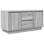Casa si Gradina - Mobilier - Comode si corpuri - Comode - Comoda TV cu lumini LED, gri sonoma, 100x41x50 cm - Infinity.ro