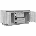 Casa si Gradina - Mobilier - Comode si corpuri - Comode - Comoda TV cu lumini LED, gri sonoma, 100x41x50 cm - Infinity.ro