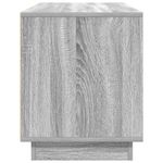 Casa si Gradina - Mobilier - Comode si corpuri - Comode - Comoda TV cu lumini LED, gri sonoma, 100x41x50 cm - Infinity.ro