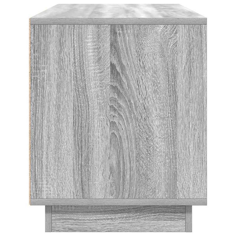 Casa si Gradina - Mobilier - Comode si corpuri - Comode - Comoda TV cu lumini LED, gri sonoma, 100x41x50 cm - Infinity.ro