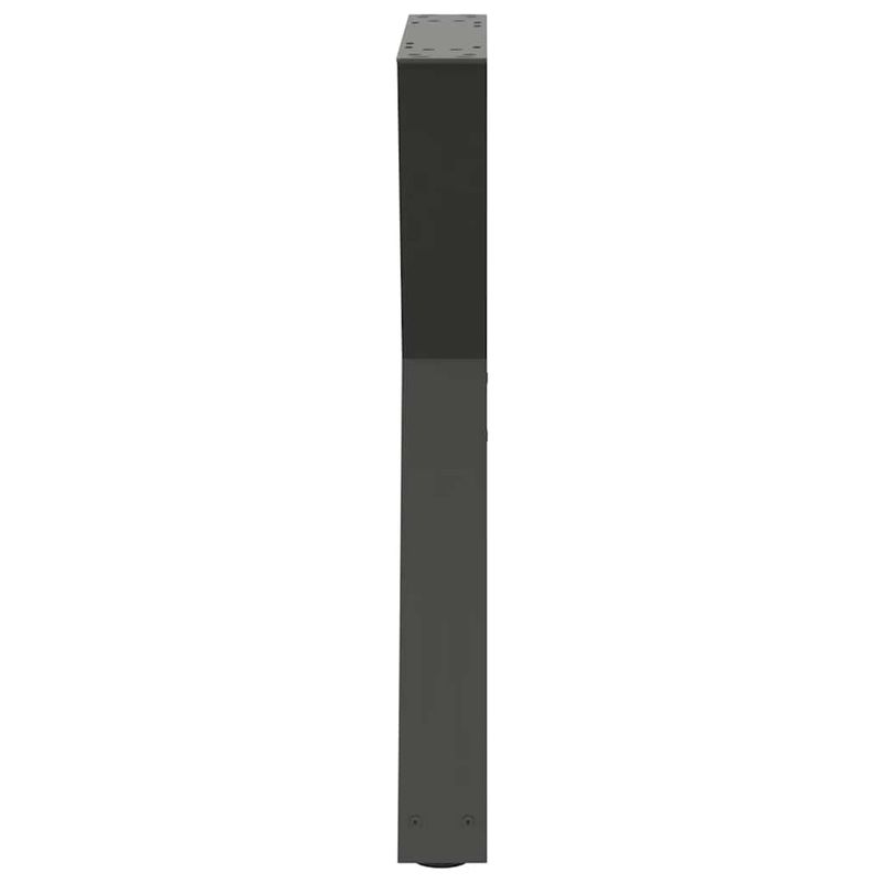 Casa si Gradina - Mobilier - Feronerie si accesorii mobila - Picioare pentru masa 2 buc Antracit 60x(72-73,3) cm Otel - Infinity.ro