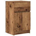 Casa si Gradina - Mobilier - Comode si corpuri - Noptiere - Noptiera din lemn vechi 39x35x65 cm lemn prelucrat - Infinity.ro