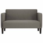 Casa si Gradina - Mobilier - Canapele si coltare - Canapele - Canapea lovesea gri deschis 109 cm tesatura din velur - Infinity.ro