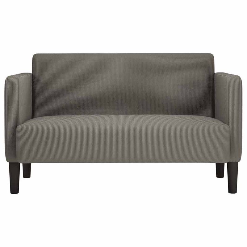 Casa si Gradina - Mobilier - Canapele si coltare - Canapele - Canapea lovesea gri deschis 109 cm tesatura din velur - Infinity.ro
