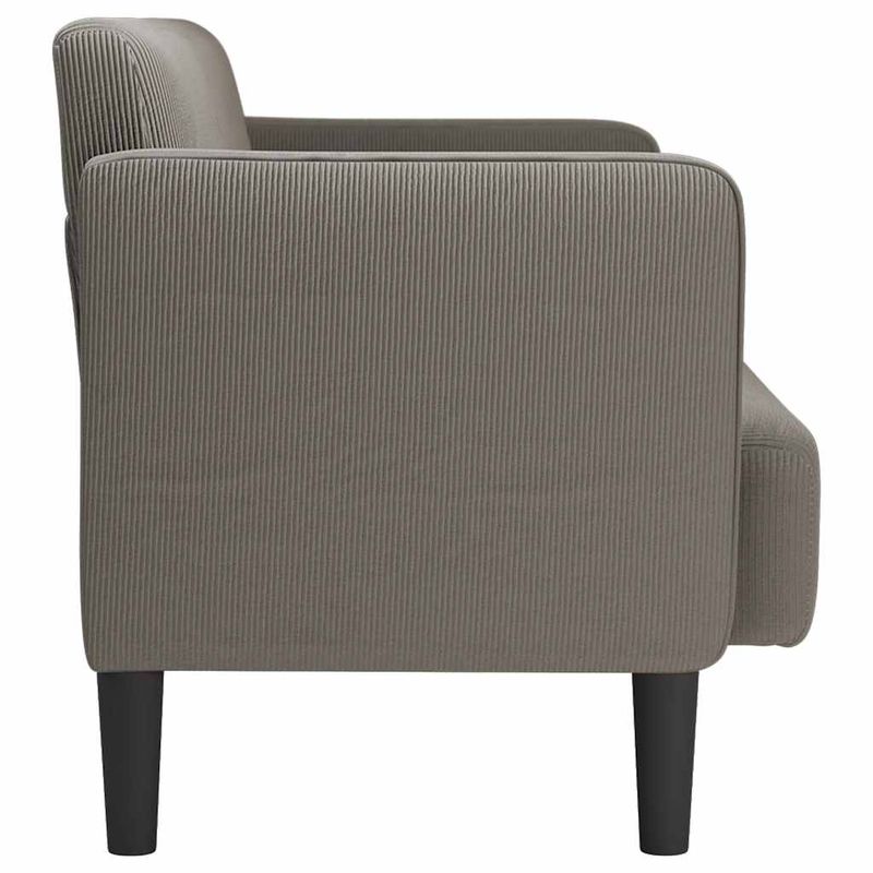 Casa si Gradina - Mobilier - Canapele si coltare - Canapele - Canapea lovesea gri deschis 109 cm tesatura din velur - Infinity.ro