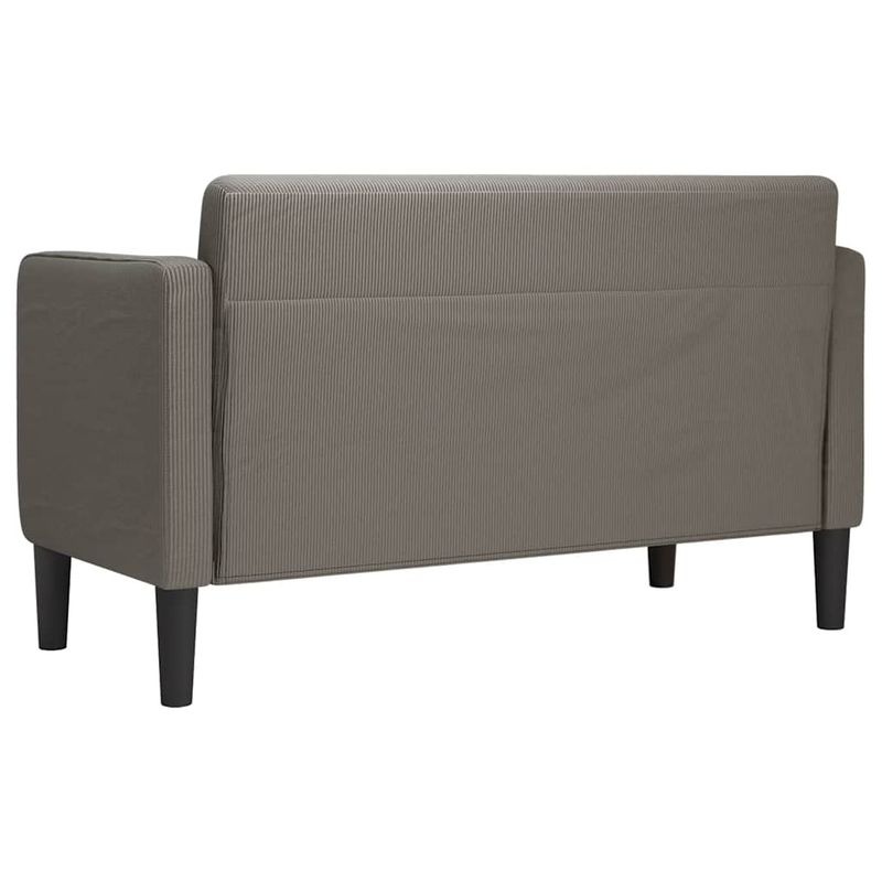 Casa si Gradina - Mobilier - Canapele si coltare - Canapele - Canapea lovesea gri deschis 109 cm tesatura din velur - Infinity.ro