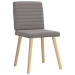 Casa si Gradina - Mobilier - Scaune si fotolii - Scaune - Scaune de sufragerie, 4 buc., gri taupe, material textil - Infinity.ro