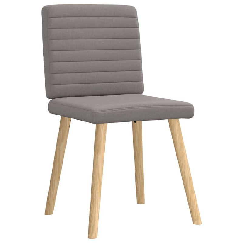 Casa si Gradina - Mobilier - Scaune si fotolii - Scaune - Scaune de sufragerie, 4 buc., gri taupe, material textil - Infinity.ro