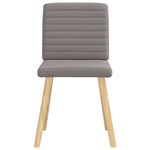 Casa si Gradina - Mobilier - Scaune si fotolii - Scaune - Scaune de sufragerie, 4 buc., gri taupe, material textil - Infinity.ro