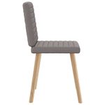 Casa si Gradina - Mobilier - Scaune si fotolii - Scaune - Scaune de sufragerie, 4 buc., gri taupe, material textil - Infinity.ro