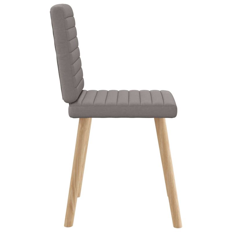 Casa si Gradina - Mobilier - Scaune si fotolii - Scaune - Scaune de sufragerie, 4 buc., gri taupe, material textil - Infinity.ro