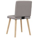 Casa si Gradina - Mobilier - Scaune si fotolii - Scaune - Scaune de sufragerie, 4 buc., gri taupe, material textil - Infinity.ro