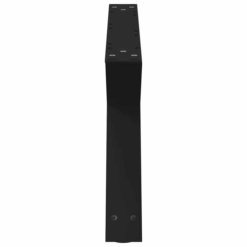 Casa si Gradina - Mobilier - Feronerie si accesorii mobila - Picioare masuta de cafea 2 buc Negru 70x(30-31,3) cm Otel - Infinity.ro