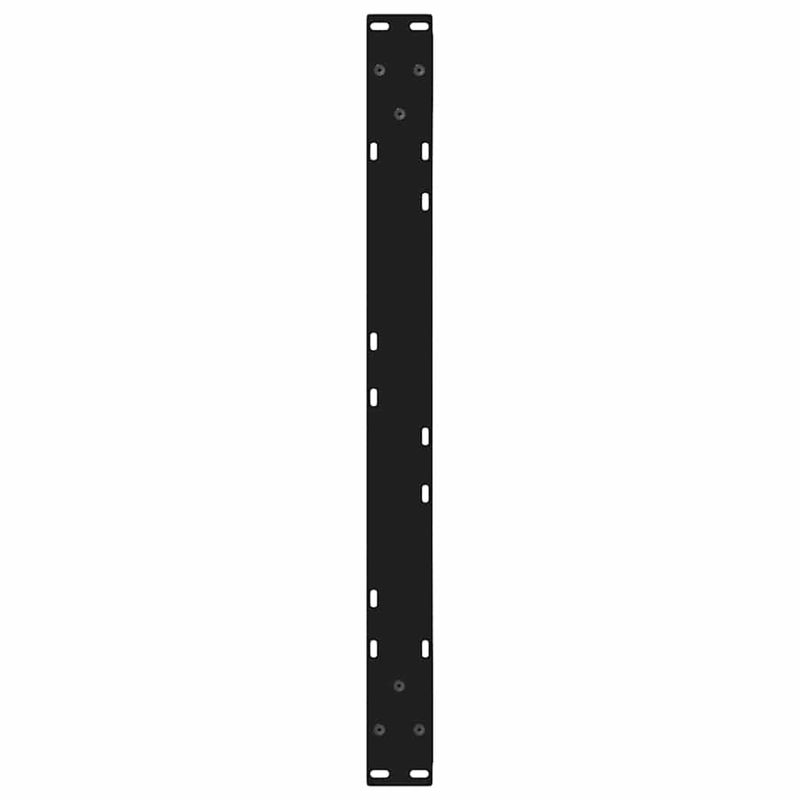Casa si Gradina - Mobilier - Feronerie si accesorii mobila - Picioare masuta de cafea 2 buc Negru 70x(30-31,3) cm Otel - Infinity.ro