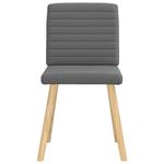 Casa si Gradina - Mobilier - Scaune si fotolii - Scaune - Scaune de bucatarie pivotante, 4 buc., gri inchis, textil - Infinity.ro