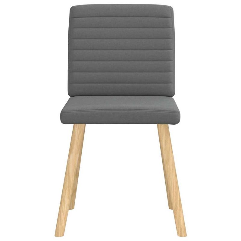 Casa si Gradina - Mobilier - Scaune si fotolii - Scaune - Scaune de bucatarie pivotante, 4 buc., gri inchis, textil - Infinity.ro