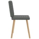 Casa si Gradina - Mobilier - Scaune si fotolii - Scaune - Scaune de bucatarie pivotante, 4 buc., gri inchis, textil - Infinity.ro