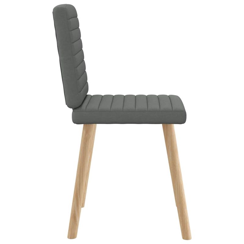 Casa si Gradina - Mobilier - Scaune si fotolii - Scaune - Scaune de bucatarie pivotante, 4 buc., gri inchis, textil - Infinity.ro