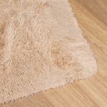 Casa si Gradina - Textile si covoare - Covoare - Covoare casa - Covor shaggy cu pom inalt, NAVARRA, bej, 160x160 cm, poliester, formă pătrat - Infinity.ro