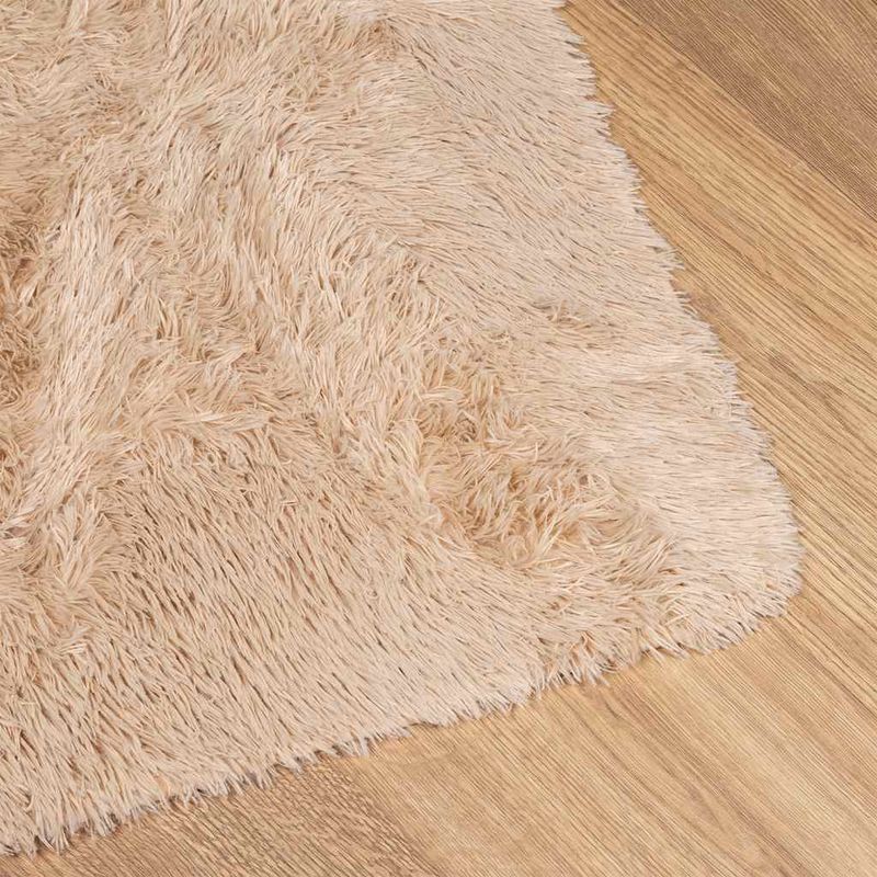 Casa si Gradina - Textile si covoare - Covoare - Covoare casa - Covor shaggy cu pom inalt, NAVARRA, bej, 160x160 cm, poliester, formă pătrat - Infinity.ro