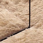 Casa si Gradina - Textile si covoare - Covoare - Covoare casa - Covor shaggy cu pom inalt, NAVARRA, bej, 160x160 cm, poliester, formă pătrat - Infinity.ro
