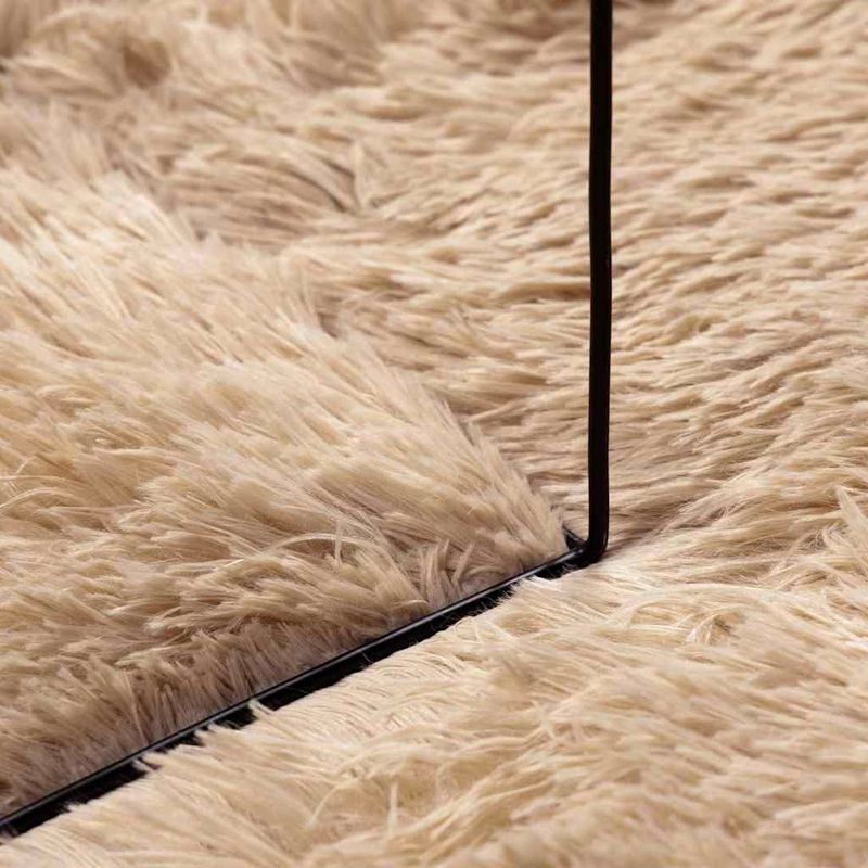 Casa si Gradina - Textile si covoare - Covoare - Covoare casa - Covor shaggy cu pom inalt, NAVARRA, bej, 160x160 cm, poliester, formă pătrat - Infinity.ro