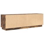 Casa si Gradina - Mobilier - Comode si corpuri - Comode - Dulap TV cu lumini LED Stejar afumat 160,5x41x50 cm - Infinity.ro