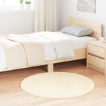 Casa si Gradina - Textile si covoare - Covoare - Covoare casa - Covor shaggy cu pom inalt, NAVARRA, crem, 100x100 cm, poliester - Infinity.ro