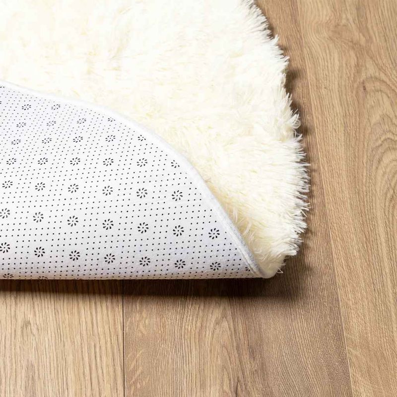 Casa si Gradina - Textile si covoare - Covoare - Covoare casa - Covor shaggy cu pom inalt, NAVARRA, crem, 100x100 cm, poliester - Infinity.ro