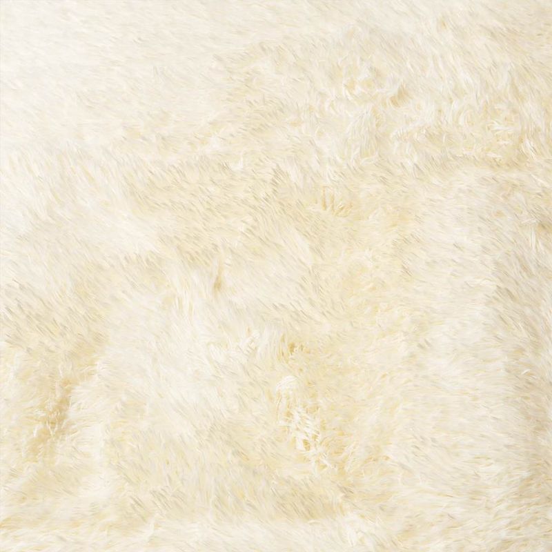 Casa si Gradina - Textile si covoare - Covoare - Covoare casa - Covor shaggy cu pom inalt, NAVARRA, crem, 100x100 cm, poliester - Infinity.ro