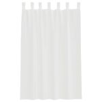 Casa si Gradina - Textile si covoare - Perdele si draperii - Perdele - Perdele Voile cu buzunare pentru bare 2 buc Alb, mărime 140x175 cm - Infinity.ro
