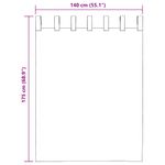 Casa si Gradina - Textile si covoare - Perdele si draperii - Perdele - Perdele Voile cu buzunare pentru bare 2 buc Alb, mărime 140x175 cm - Infinity.ro