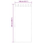 Casa si Gradina - Textile si covoare - Perdele si draperii - Perdele - Perdele Voile cu buzunare pentru bare 2 buc Roz, mărime 140x245 cm - Infinity.ro