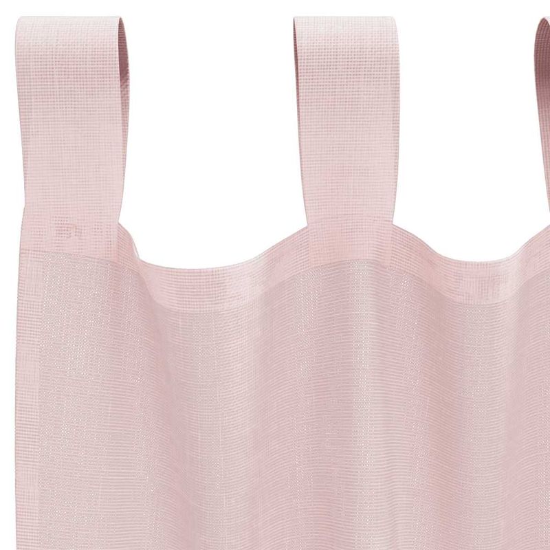 Casa si Gradina - Textile si covoare - Perdele si draperii - Perdele - Perdele Voile cu buzunare pentru bare 2 buc Roz deschis - Infinity.ro