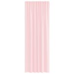 Casa si Gradina - Textile si covoare - Perdele si draperii - Perdele - Perdele voal cu bucle 2 buc Roz deschis 140x260 cm - Infinity.ro