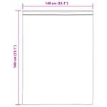 Casa si Gradina - Textile si covoare - Perdele si draperii - Perdele - Perdele Voile cu tabla 2 buc Maro, mărime 140x140 cm - Infinity.ro