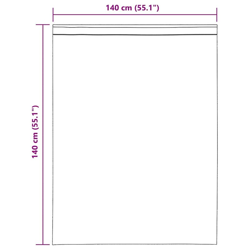 Casa si Gradina - Textile si covoare - Perdele si draperii - Perdele - Perdele Voile cu tabla 2 buc Maro, mărime 140x140 cm - Infinity.ro