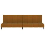 Casa si Gradina - Mobilier - Canapele si coltare - Canapele - Canapea extensibila cu 2 locuri, maro, catifea - Infinity.ro
