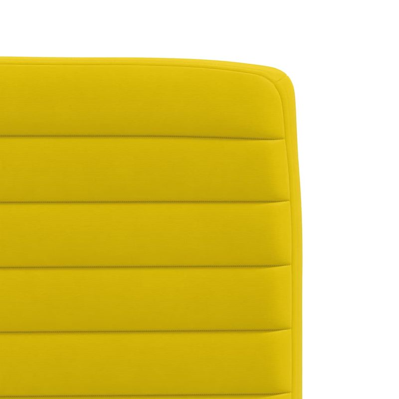 Casa si Gradina - Mobilier - Scaune si fotolii - Scaune - Scaune de sufragerie, 6 buc, galben, catifea - Infinity.ro