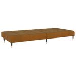 Casa si Gradina - Mobilier - Canapele si coltare - Canapele - Canapea extensibila cu 2 locuri, maro, catifea - Infinity.ro